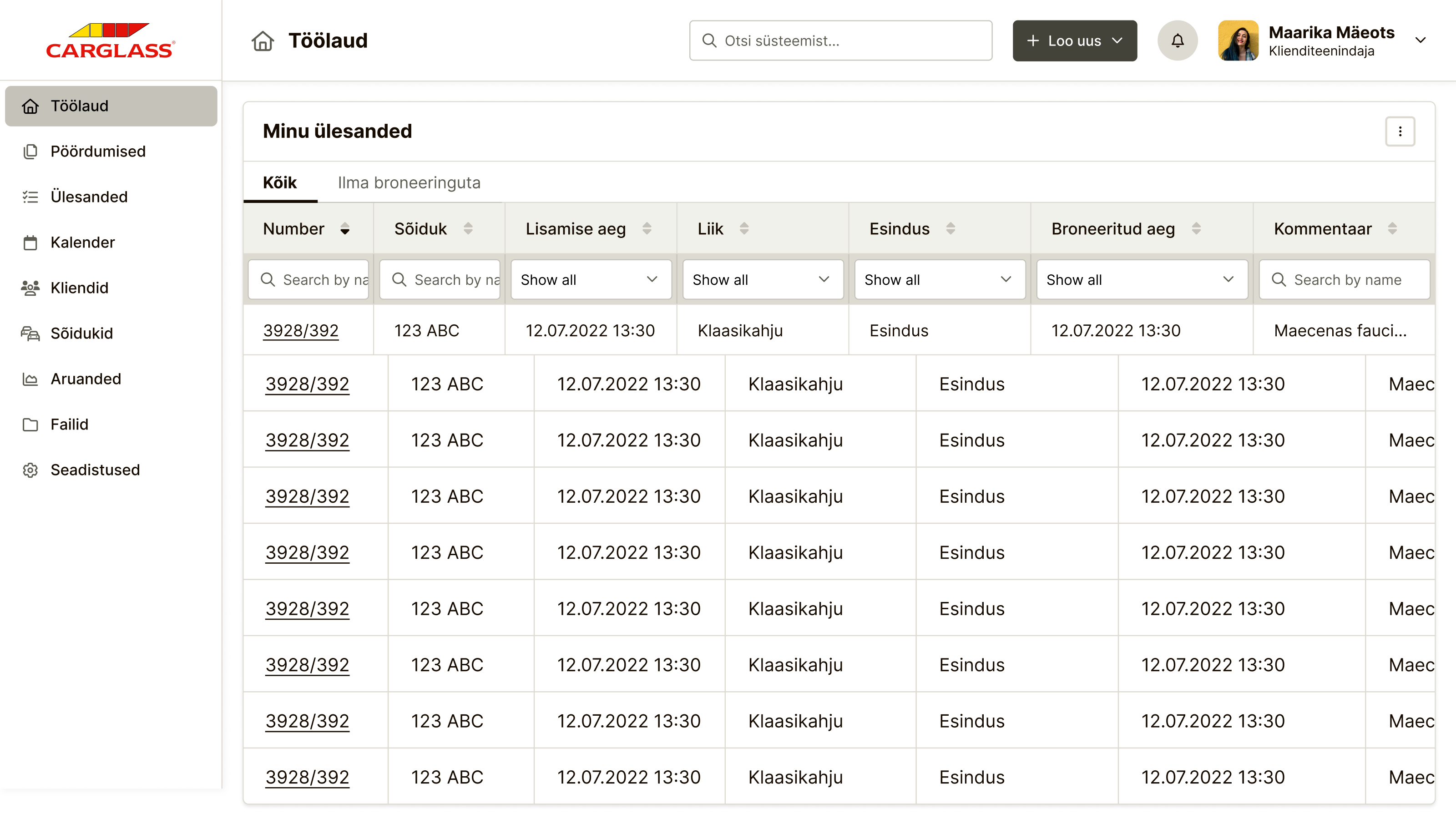 Carglass CRM